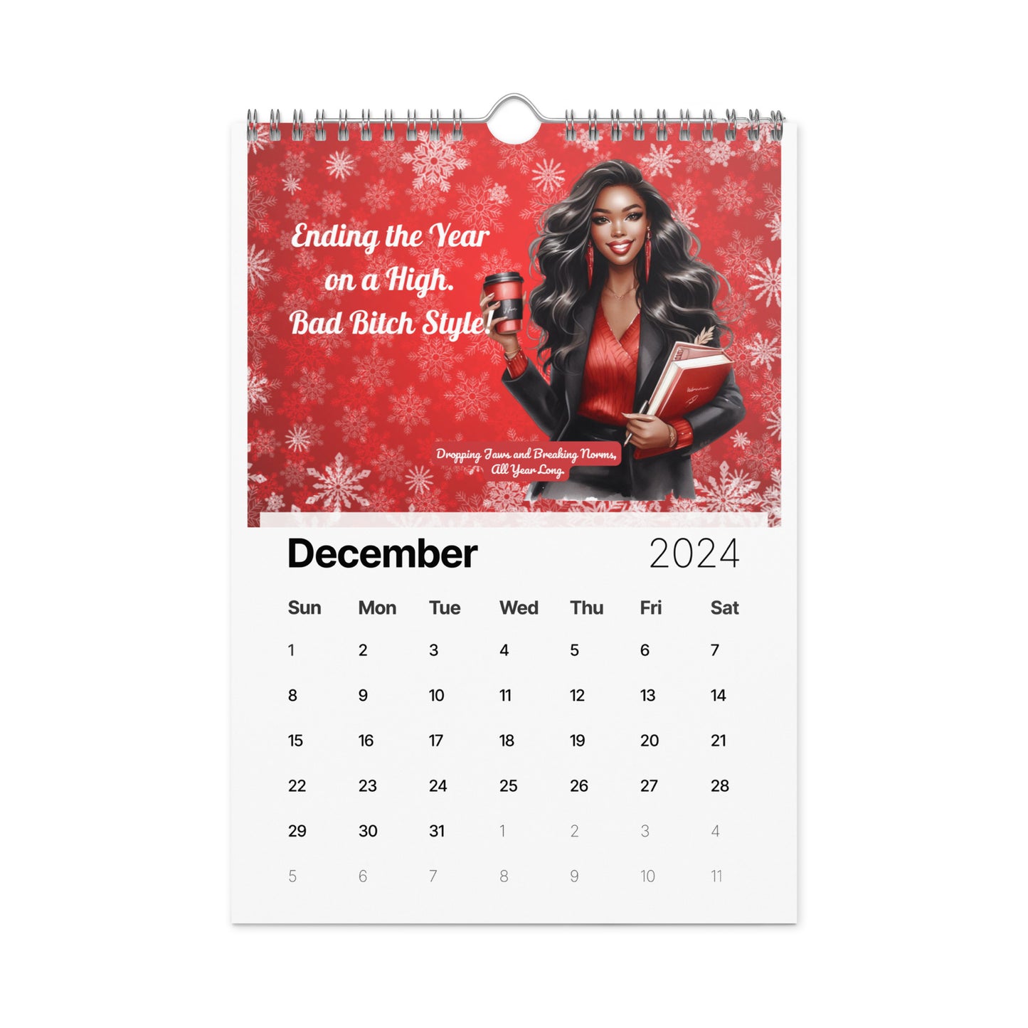 Bad B!tch "Sistas" Wall Calendar 2024