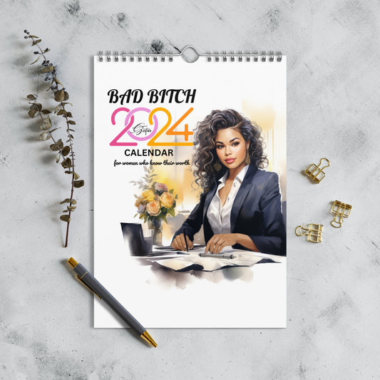 Bad B!tch "Sistas" Wall Calendar 2024